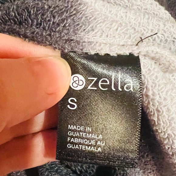 NWT Zella Dip Dye Ombre Sweatshirt Grey Forage MSRP$69 Size Small - Picture 6 of 7